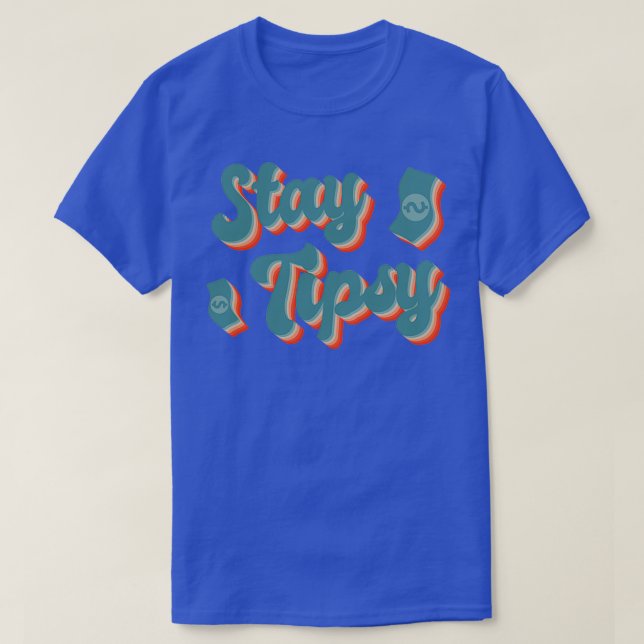 Stanna Tipsy Bartender Pub Tip Bartending T Shirt (Design framsida)