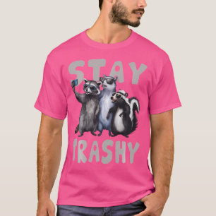 Stanna Trashy Funny Raccoon Opossum Skunk Funny s T Shirt