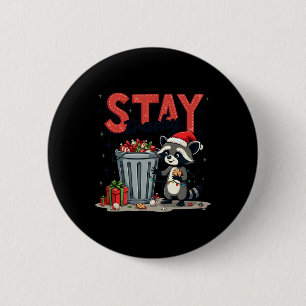 Stanna Trashy Funny Racoon Meme God jul Anim Knapp