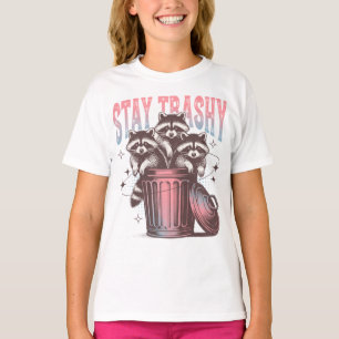 Stanna-Trashy Retro Funny Raccoon T Shirt