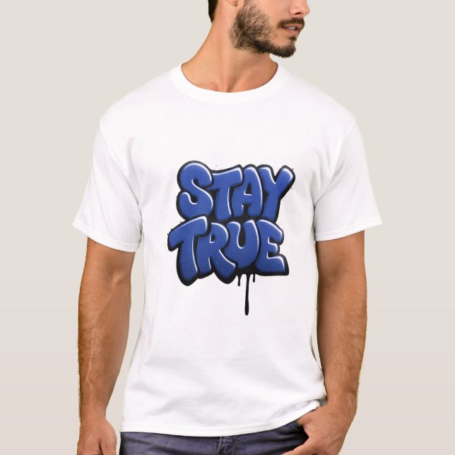 Stanna True Graffiti Streetwear Graphic T-Shirt De (Framsida)