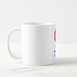 Stanna upp, Tänk Efter Innan Du Handlar Kaffemugg