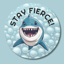 Stanna vid Fierce! Smiling Shark