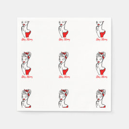 Stanna vid Pappra servetter