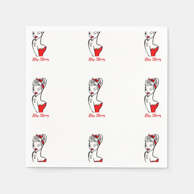 Stanna vid Pappra servetter (Framsidan)