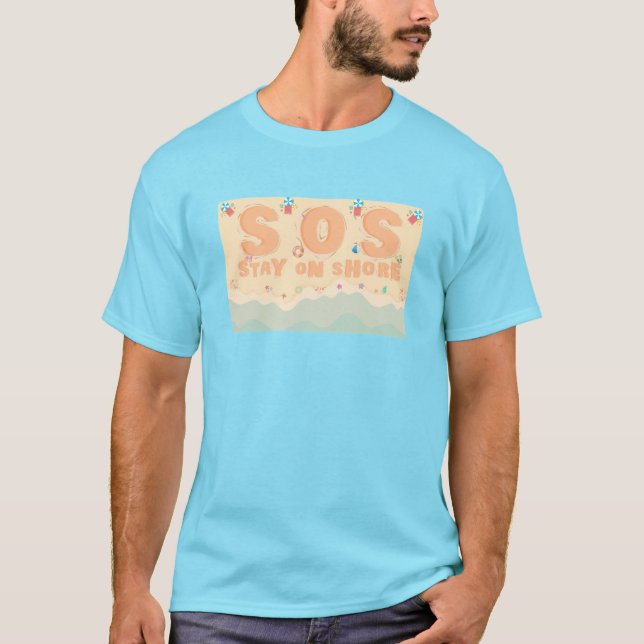 Stanna vid Shore T Shirt (Framsida)