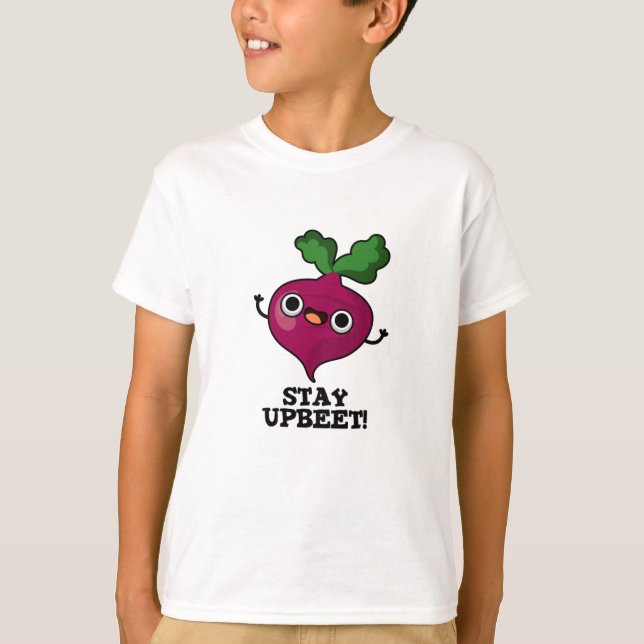 Stanna vid UpbetFunny Veggie Beet Pun T Shirt (Framsida)