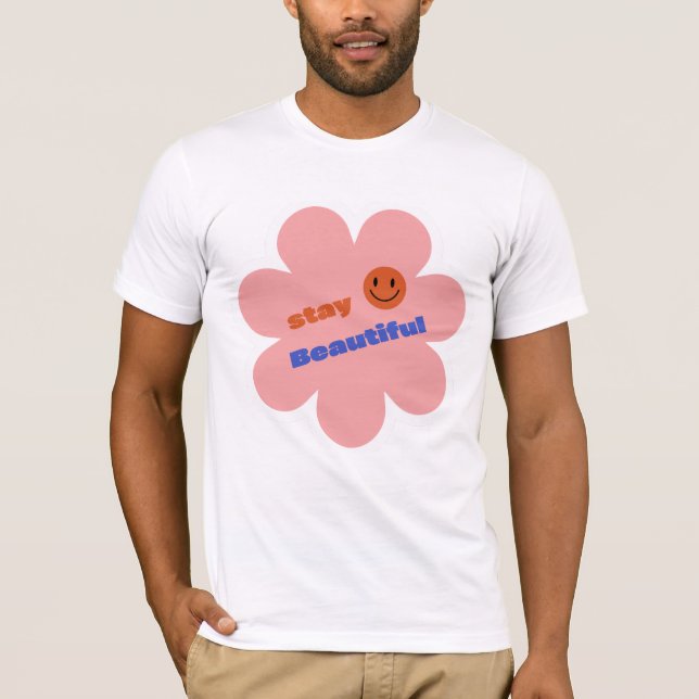 Stanna vid vackra Essentials T Shirt (Framsida)
