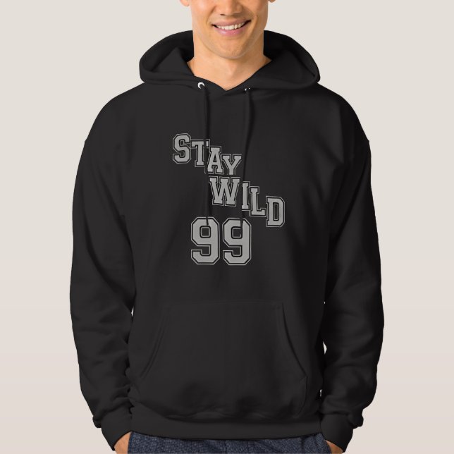 Stanna Vild 99 Äventyrsanda  Hoodie (Framsida)