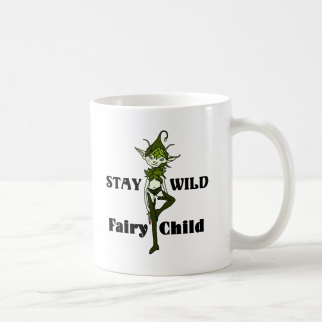 Stanna Vild Älva Barnkaffe Mugg (Höger)