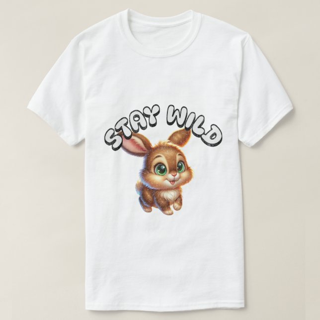 Stanna Vild Bunny T Shirt (Design framsida)