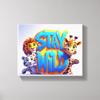Stanna Vild Canvastryck