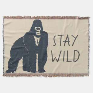 Stanna Vild Gorilla Filt