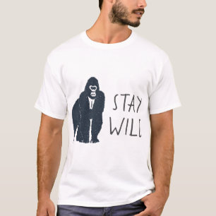Stanna Vild Gorilla Silhouette T Shirt