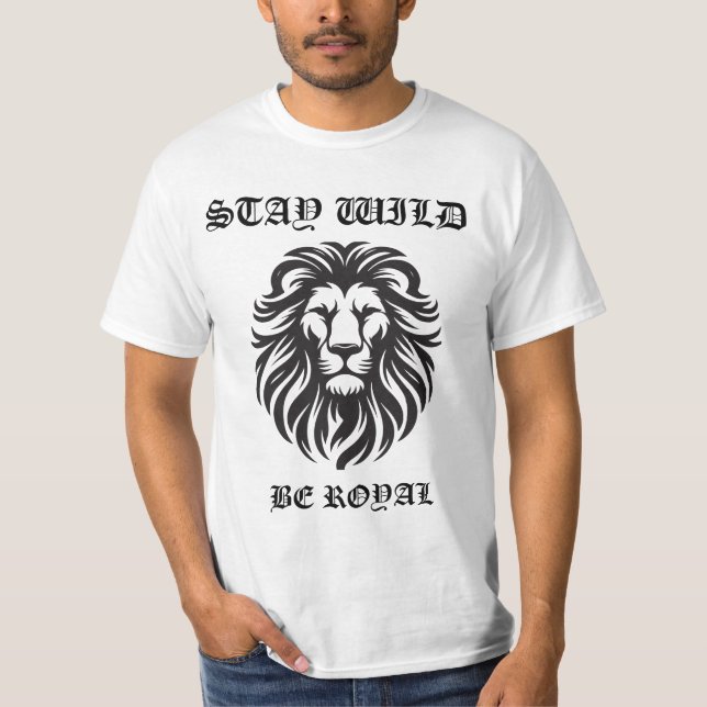 Stanna Vild - Lejon Royalty Tee (Framsida)