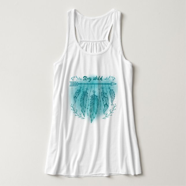 Stanna Vild Linne Med Racerback (Design framsida)