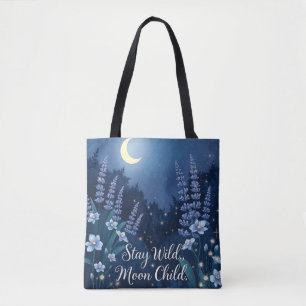 Stanna Vild Måne Child Magic Midnight Garden Tot Tygkasse
