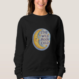 Stanna Vild Måne Child MoonChild och Stars T Shirt