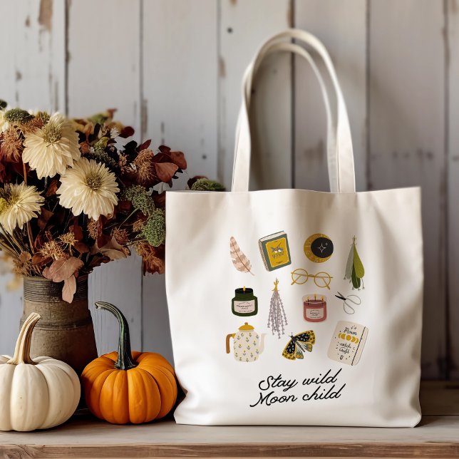 Stanna Vild Måne Child Tygkasse (Skapare uppladdad)