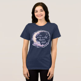 Stanna Vild Måne-kyla - skal Lugn design T Shirt