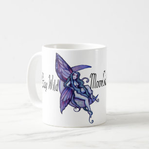 Stanna Vild MoonChild Måne Child Fairy Lila Kaffemugg