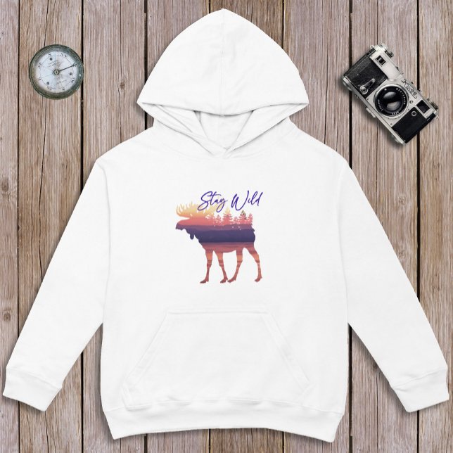 Stanna Vild Moose T Shirt (Skapare uppladdad)