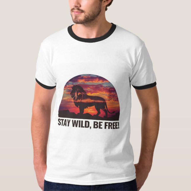 "Stanna Vild, var fri: Bort med din själ!" T Shirt (Framsida)