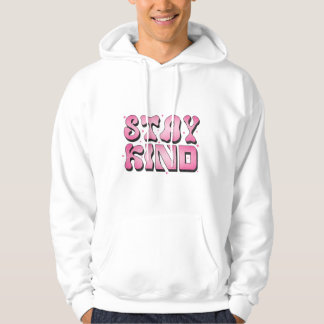 Stanna, vit hoodie - För manar tröja