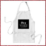 Stanna Woke Apron Förkläde<br><div class="desc">Stanna Woke Apron för den kulturellt medvetna. Markera din aktivism även när du lagar mat i köket.</div>