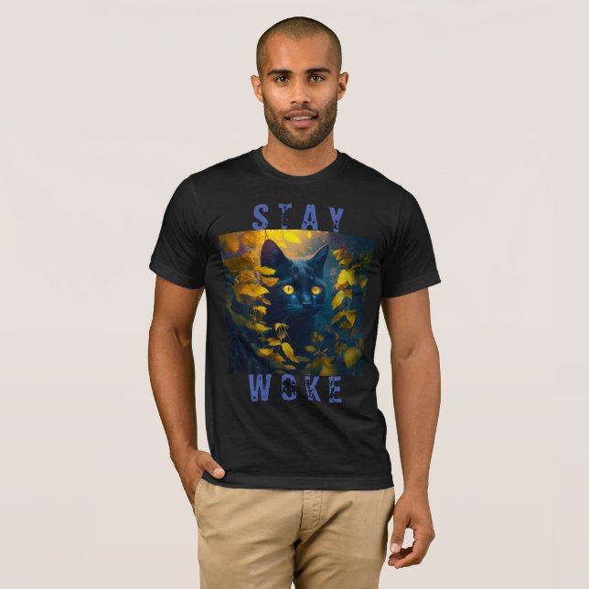 "Stanna Woke" Bright öga T-Shirt (Hel framsida)