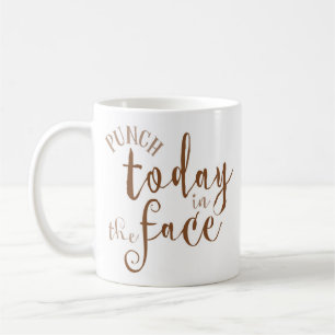 "Stansmaskin i dag i det roliga ansiktet" Kaffemugg