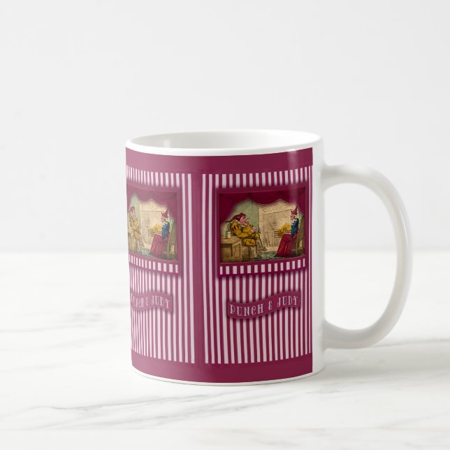 Stansmaskin & Judy plats mig Kaffemugg (Höger)