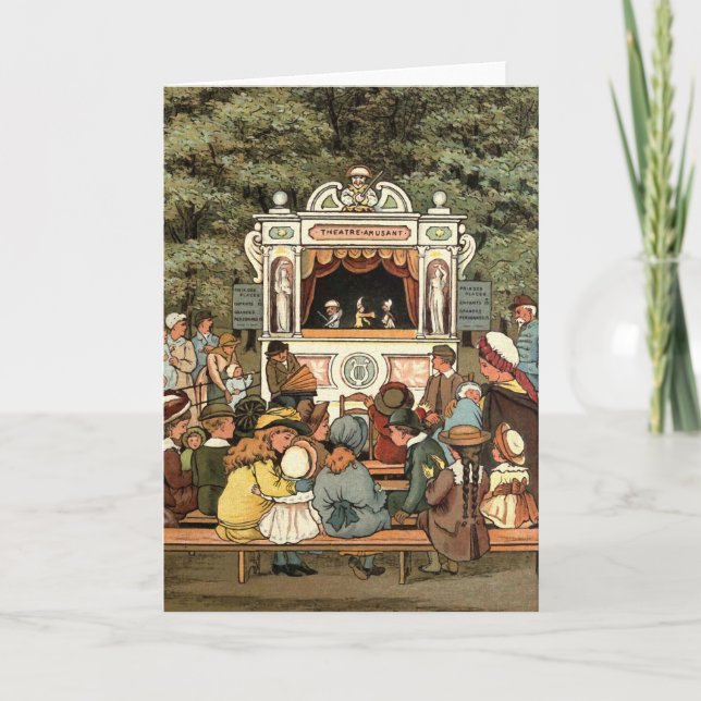 Stansmaskin och Judy dockaShow ", Kort (Framsida)