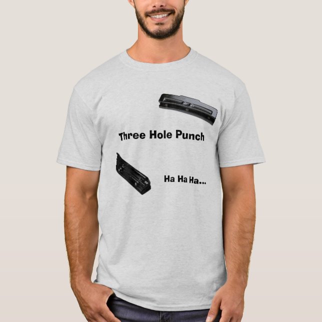 stansmaskinlol för tre hål? tee (Framsida)