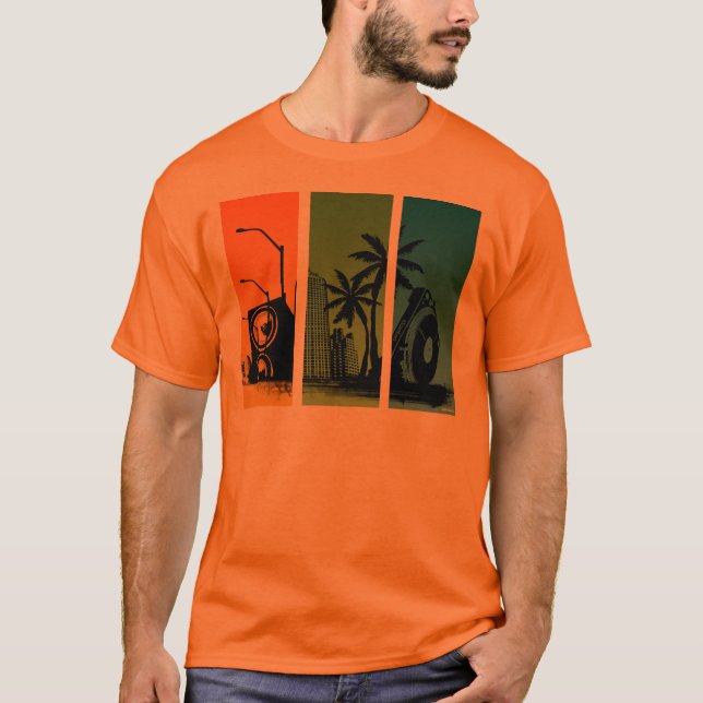Stanton DJ värld - Turntablediskjockeymusik Tee (Framsida)