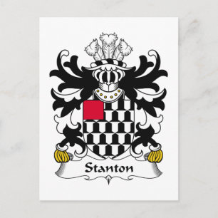 Stanton Family Crest Vykort