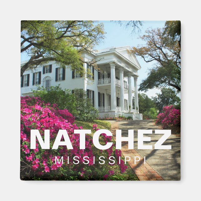 Stanton Hall Natchez, Mississippi souvenir magnet (Framsidan)