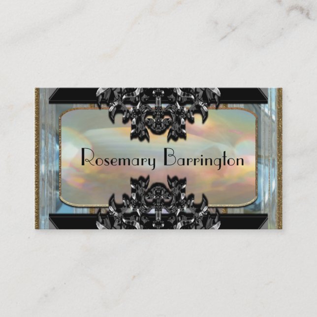 Stanzaraye barock visitkort (Framsida)