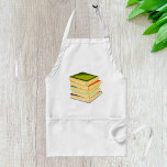 Stapel i Bokar Bok Älskare Art och läsning Förkläde<br><div class="desc">Cook, bake eller båt i stil med denna platta med en färgfull stapel av bokar. Perfekt för bok älskare, lärare, bibliotekarier och litterära entusiaster. Den här unika designen tillför en roligt och bokgreppet till ditt kök eller kreativ. Den är tillverkad av en tålig väv med justerbara band och ger komfort...</div>