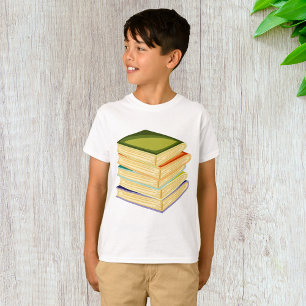 Stapel i Bokar Bok Älskare Art och läsning T Shirt