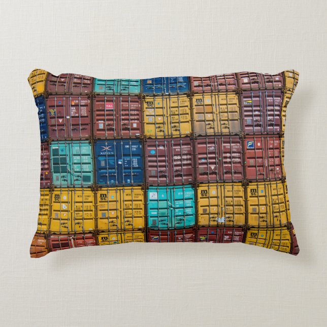 Stapel på släpvagn prydnadskudde (Framsidan)