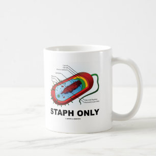 Staph endast (den vård- medicinhumorn för kaffemugg