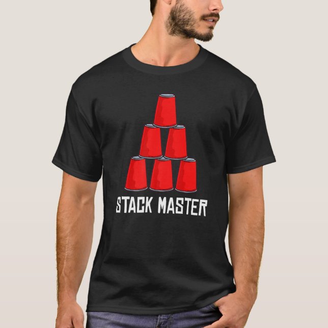 Stapla huvudhastighetsstaplar som staplar Kopp T Shirt (Framsida)