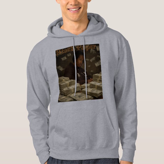 Stapla papper hoodie (Framsida)