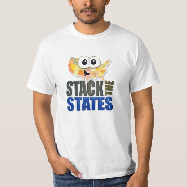 Stapla staterT-tröja T-shirt (Framsida)