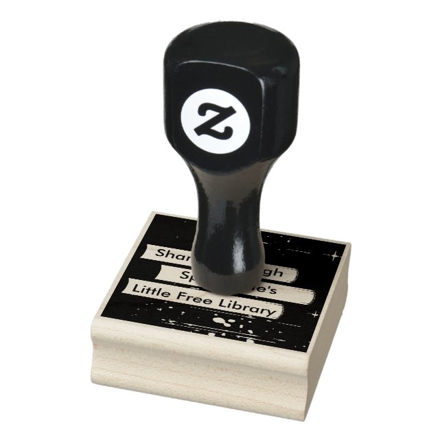 Staplad Bokar Design Art Frimärke Stämpel (Stämpel)