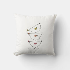 Staplad Chicken Cushion Kudde