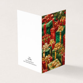 Staplad helgdag tema för flera presentationer kort