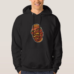 Staplad kryddig kycklingmacka med saftsillustratio hoodie