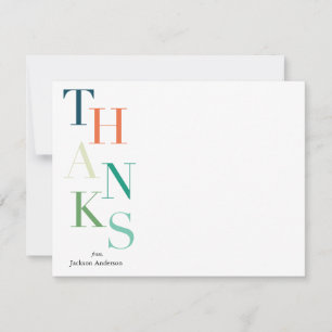 Staplad tack-Personlig Anteckningskort